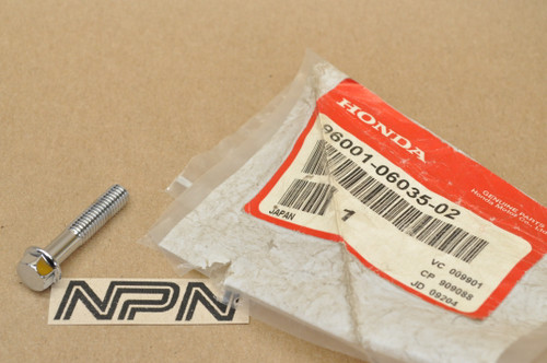 NOS Honda CBX GL1100 GL1200 Gold Wing VF1100 VF700 VT1100 Bolt 96001-06035-02