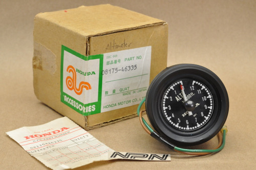 NOS Honda Hondaline CB750 Altimeter Feet Meter Gauge 08175-46335