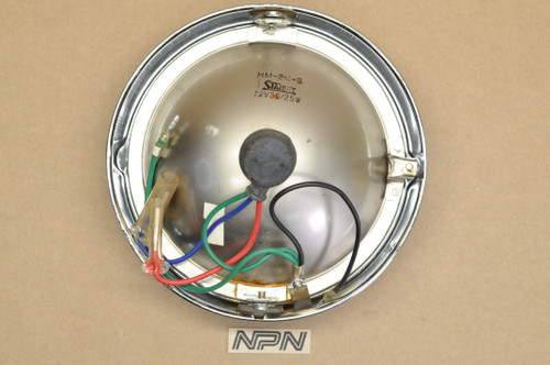NOS Honda CB450 K0 CB77 CL77 Sealed Beam Head Light w/ Bezel Ring 33100-283-000