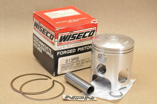 NOS Yamaha 1984-87 RZ350 1987-2000 YFZ350 Wiseco 64 mm Piston & Ring Kit 513PS
