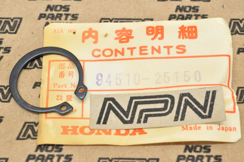 NOS Honda CB350G CB350 K2-K4 CB360 CB360T CB500 SL350 Circlip 25mm 94510-25150