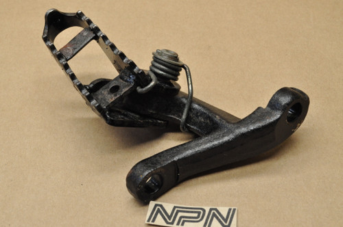 Vtg OEM Honda 1985-87 XL250 R Left Foot Rest Step & Arm Bracket 50620-KL4-770 ZA