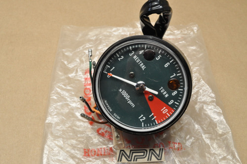 NOS Honda 1975-76 CB200 T Tachometer RPM Tach Meter Gauge 37250-389-671