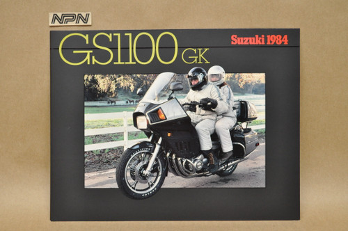 Vintage NOS 1984 Suzuki GS1100 K Motorcycle Brochure Dealer Specs OEM