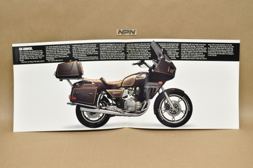 Vintage NOS 1983 Suzuki GS1100 GK Motorcycle Brochure Dealer Specs OEM