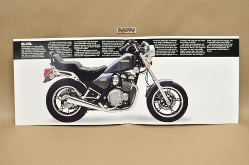Vintage NOS 1983 Suzuki GS550 L Motorcycle Brochure Dealer Specs OEM
