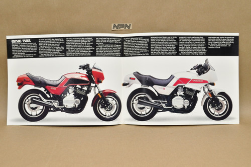 Vintage NOS 1983 Suzuki GS750 E GS750 ES Motorcycle Brochure Dealer Specs OEM