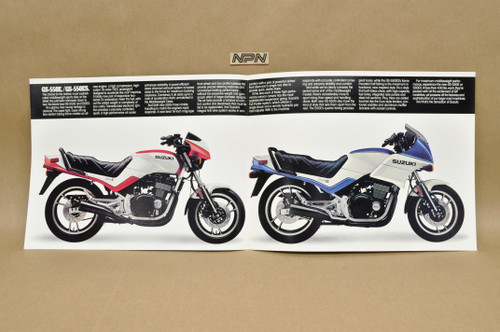 Vintage NOS 1983 Suzuki GS550 E GS550 ES Brochure Motorcycle Dealer Specs OEM