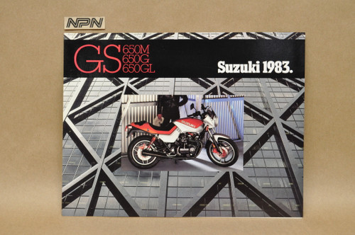 Vintage NOS 1983 Suzuki GS650 M GS650 G GS650 GL Brochure Dealer Specs OEM