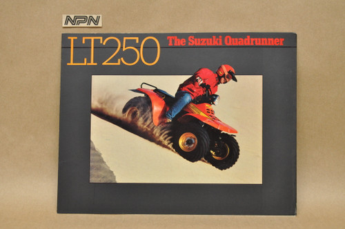 Vintage NOS 1985 Suzuki LT250 EF Quadrunner ATV Brochure Dealer Specs OEM