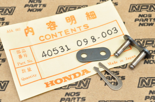 NOS Honda CL70 CR80 CT70 MR50 QA50 S65 SL70 XR75 Z50 Master Link 40531-098-003