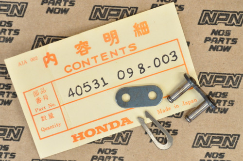 NOS Honda CL70 CR80 CT70 MR50 QA50 S65 SL70 XR75 Z50 Master Link 40531-098-003
