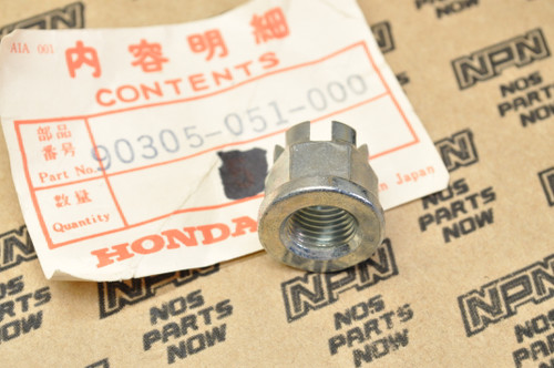 NOS Honda CB100 CL70 CR125 CT90 S90 SL70 ST90 XL70 XL80 XR75 Nut 90305-051-000
