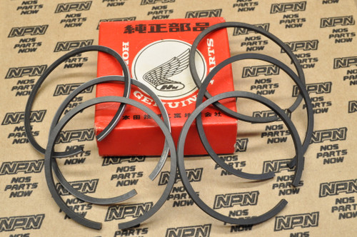 NOS Honda CA77 .75 Oversize Piston Ring Set for 2 Pistons= 6 Rings 13040-266-000