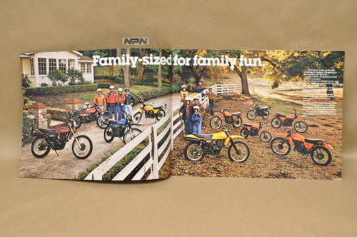 VTG 1979 Suzuki Playbikes Dealer Sales Brochure DS80 TS125 TS250 DR370 SP370 OEM