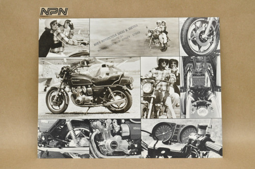 Vintage NOS 1979 Suzuki GS850 E Motorcycle Preview Brochure Dealer Specs