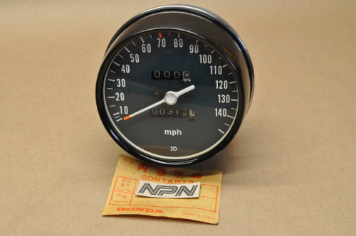 NOS Honda CB750 K3-K4 Speedometer MPH Odometer Trip Meter Gauge 37200-341-671