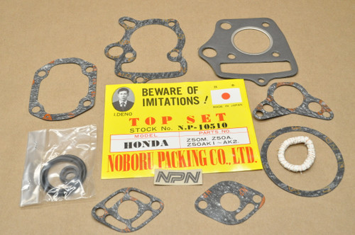 NOS Honda Z50R Z50 A K0-K2 Noboru Top End Gasket O-Ring Kit 06110-045-020