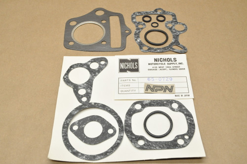 NOS Honda CL70 CT70 Nichols Top End Gasket O-Ring Seal Kit 06110-111-000