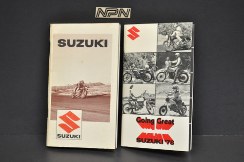 VTG NOS 1977 1978 Suzuki Dealer Pocket Sales Guide Payment Guide Lot of 2 OEM