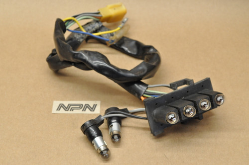 Vtg OEM Suzuki 1980-82 GS450 Meter Gauge Pilot Light Wire Harness 34173-44100