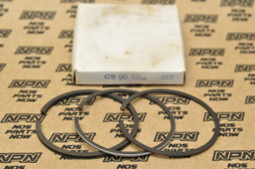 NOS Honda SL90 CM91 CT90 K0-K4 Standard Size Piston Ring Set 13010-028-020