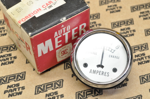 NOS Motorcycle SKC Lucas Head Light Ammeter Amp Meter Gauge 8A 60-0138