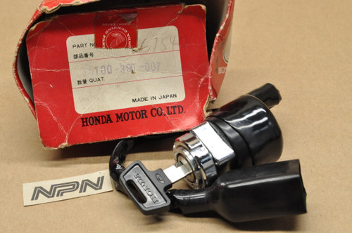 NOS Honda 75-78 XL175 1975 XL250 76-78 XL350 Ignition Switch & Key 35100-391-007