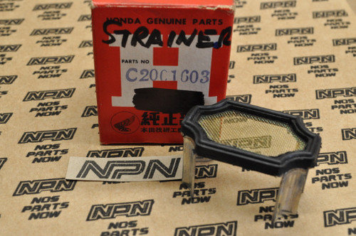 NOS Honda C200 CA200 CT200 Oil Strainer w/ Holder 15421-030-000 , 15431-030-000