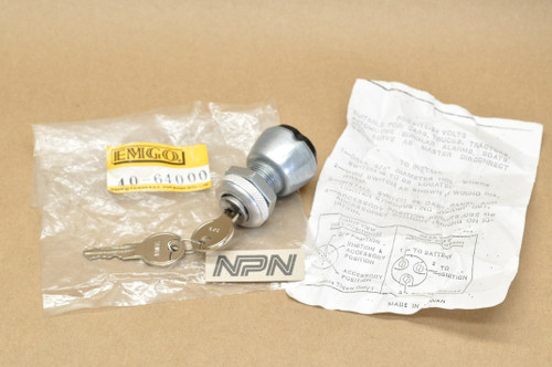 NOS Honda Car Truck Boat Tractor Emgo Ignition Accessory Switch w/ Keys 40-64000