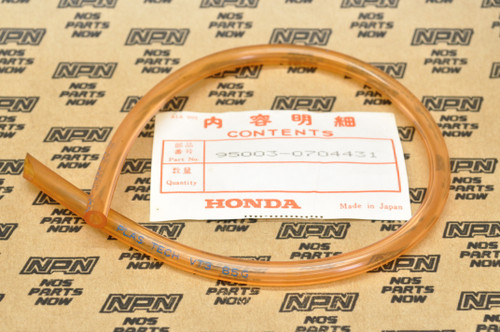 NOS Honda ATC250 CH80 CR250 CR500 CR80 TRX250 XL80 Hose Tube 95003-07044-31