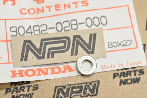 NOS Honda ATC200 CB200 CL90 CT90 S90 SL90 ST90 XL100 XR200 Washer 90482-028-000