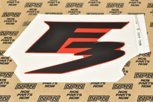 NOS Honda 1997-98 CBR600 F3 Cowl Panel Logo Emblem Decal Sticker 64232-MAL-A80ZA