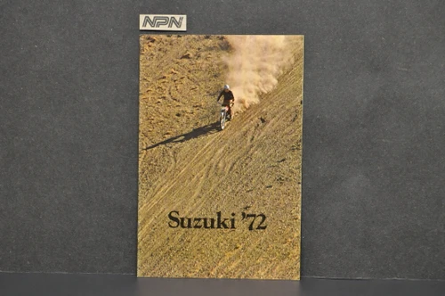 Vintage 1972 Suzuki Motorcycle Brochure T500 T350 TS250 TS185 TS125 TC185 TS90