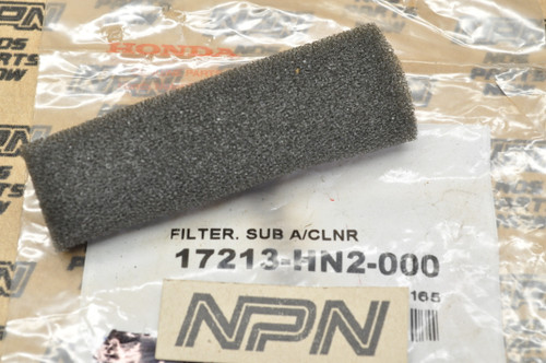 NEW OEM Honda TRX500 TRX650 Sub Air Cleaner Filter Element 17213-HN2-000