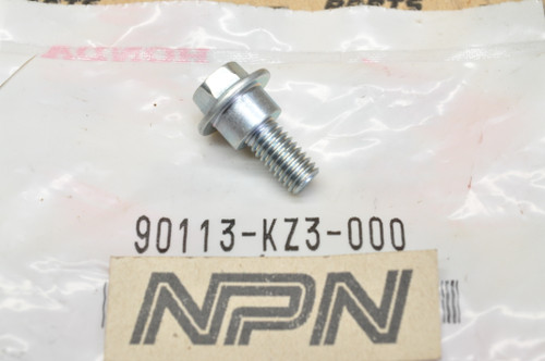 NOS Honda CR125 CR250 CR500 CR80 TRX300 XR250 XR400 Flange Bolt 90113-KZ3-000