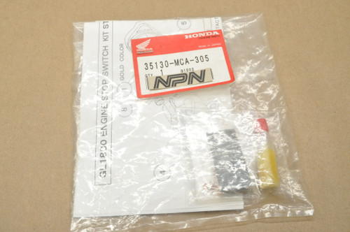 NEW OEM Honda GL1800 Gold Wing Engine Stop Switch Kit 35130-MCA-305