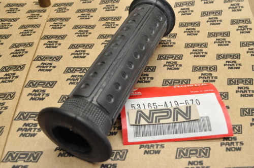 NOS Honda CM185 CM200 CM250 CM400 CM450 CX500 Right Handlebar Grip 53165-419-670