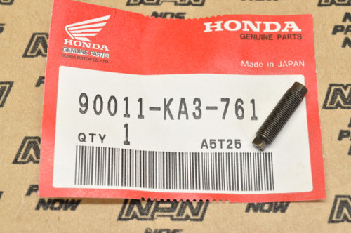 NOS Honda CR125 R CR250 R Exhaust Manifold Butterfly Stopper Screw 90011-KA3-761