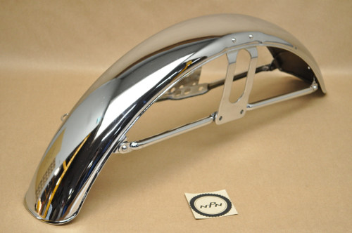 NOS Honda CB350 K0 Chrome Front Fender Mud Splash Guard 61100-286-671 XW