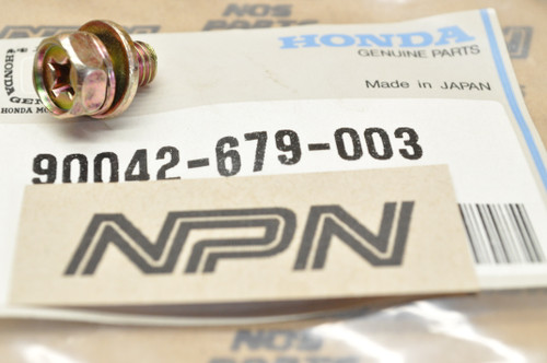 NOS Honda CH125 CX650 GL1200 Gold Wing VF700 VF750 Bolt w/ Washer 90042-679-003