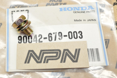 NOS Honda CH125 CX650 GL1200 Gold Wing VF700 VF750 Bolt w/ Washer 90042-679-003