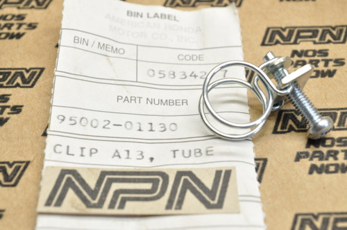NOS Honda ATC250 R CR125 R CR250 R CR500 R PC800 Tube Hose Clip 95002-01130