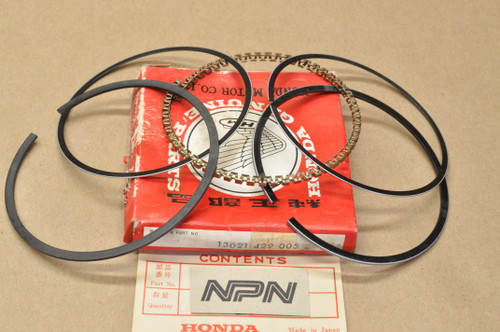 NOS Honda FT500 XL500 XR500R XR500 .25 Oversize Piston Ring Set 13021-429-005
