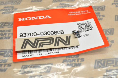 NOS Honda CB350 CL360 GL1000 SL100 SL125 SL350 Z50 A Oval Screw 93700-03006-0B