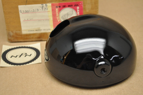 NOS Honda 1977 MR175 Elsinore Black Head Light Lamp Bucket Case 61301-373-770 ZB