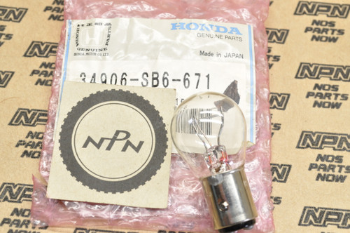 NOS Honda 1984-87 Civic Wagon Koito Light Bulb 12V 27/8W 34906-SB6-671
