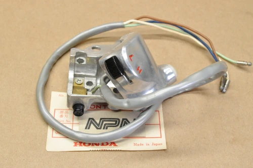 NOS Honda S90 Left Handlebar Light Lo Hi Dimmer Horn Switch 35300-028-670