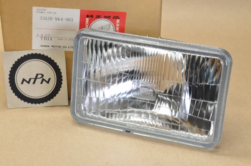 NOS Honda 1983-84 ATC250 R Stanley Head Light Lamp Lens 12V 60/60W 33120-964-003