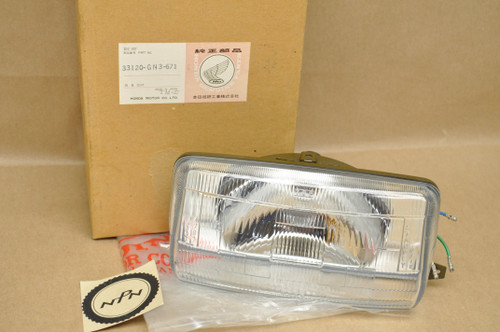 NOS Honda 1985 NH80 Aero Stanley Sealed Head Light Lamp 12V 25/25W 33120-GN3-671